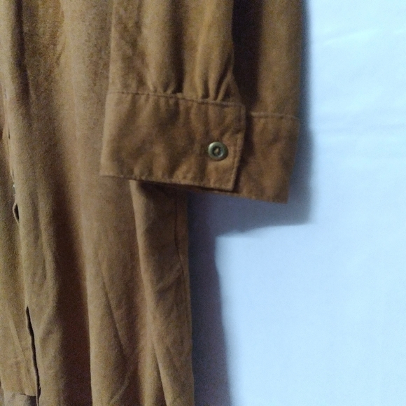 French Laundry Button Up Shirt Brown Large - Picture 5 of 9